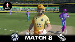 Warne Warriors v Aerial Assassinis  Match 8  PGE T20 League 2023  Sky Stadium Wellington [upl. by Ahsiuqram462]