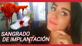 😱sangrado de implantación MI EXPERIENCIA con fotoy resumen de semana 4 de embarazo 🤰🏻💜💥 [upl. by Robena231]