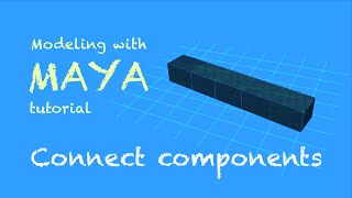 Connect components  Maya [upl. by Anaid]