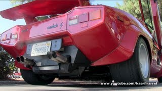 Lamborghini Countach LP5000 S Startup [upl. by Lessur]