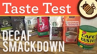 Best Decaf Coffee Taste Test  We Review amp Compare Decaffeinated Coffee Brands [upl. by Annaujat]