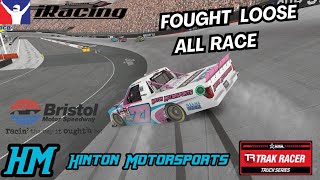 iRacing AMA Truck Series League Race At Bristol  Fought loose all race [upl. by Ikcaj]