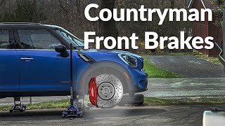 New Front Brakes on a MINI Countryman R60 [upl. by Nivlak]