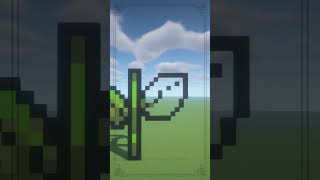 Minecraft  Oxeye Daisy Pixel Art minecraft pixelart gaming timelapse shorts [upl. by Sklar983]