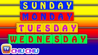 Days of the Week Song  7 Days of the Week – Nursery Rhymes amp Childrens Songs by ChuChu TV [upl. by Leverett]