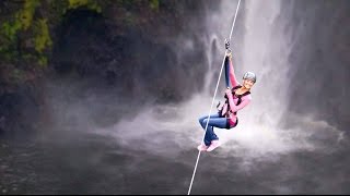 Hawaii Zipline Tours Big Island Hawaii [upl. by Ivek]