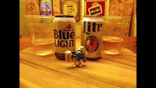 Labatt Blue Light 4 Vs Miller Lite 42  Taste Challenge Thursday [upl. by Verdie]