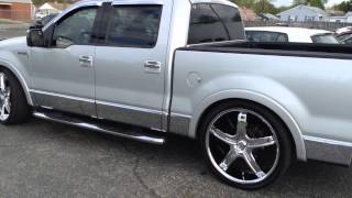 RIMTYME HAMPTON 2007 LINCOLN MARK LT SITTING ON 26quot AKUZA WHEELS [upl. by Ultann]