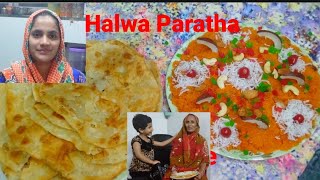 Halwa Paratha Recipe  tip and trick  Banane Ki Tarike halwaparatha Shabana Shaikh Recipe [upl. by Leseil379]