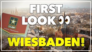 First Look Wiesbaden US Military Army Base Germany Hainerberg Aukamm Crestview amp Clay Kaserne [upl. by Sueahccaz]