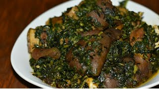 How to cook Edikang Ikong soup Calabar style Nigerian food [upl. by Rieger]