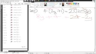 clip 105 grade C Solving Eqns [upl. by Rriocard]