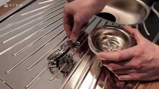 How to Install or Replace a Basket Strainer Sink Waste in a Kitchen [upl. by Alimaj789]