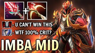 INSANE DAMAGE Bloodthorn  Daedalus DK Mid Crazy 1v5 Cant Stop Him Most Imba Hero Late WTF Dota 2 [upl. by Eirrod]