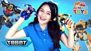 Transform Tobot X dan Y bersama Kak Emily  Asta And Toys [upl. by Ilajna664]