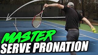 Tennis Serve Lesson 3 Easy Exercises to Master Serve Pronation [upl. by Slen830]