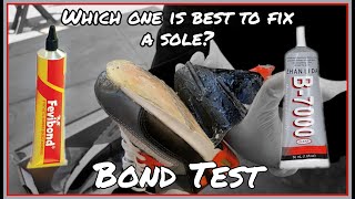 How to Reglue a Torn Shoe Sole  FeviBond vs Mmobiel B7000  DIY Sole Repair at Home  Restoration [upl. by Yentruoc]