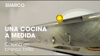 Tour por Elegante Cocina Blanca  Frigorífico Americano y Zona Comedor 🍳 [upl. by Hamilton]