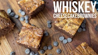 RECEPT Whiskeybrownies met cheesecakelaagje  OhMyFoodness [upl. by Amand]