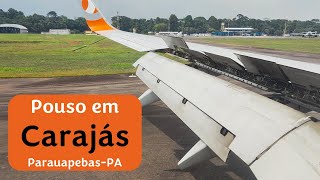 Aproximação e pouso em Carajás com vista da mina de ferro  Boeing 737 800 Gol  SBCJ  CKS [upl. by Anadroj681]