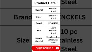 HENCKELS Clad Impulse 10pc 3Ply Stainless Steel Pots and Pans Set productreview viral shorts [upl. by Sedgewinn227]