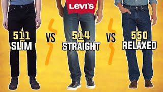 Which Levis Jean Is Best FOR YOU  511 VS 514 VS 550 [upl. by Evaleen]