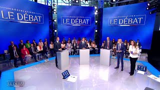 Suivez le débat entre Gabriel Attal Jordan Bardella et Manuel Bompard [upl. by Jabez]