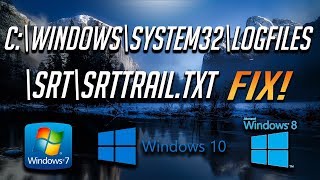 How to Fix SrtTrailtxt Log Error in Windows 1087  2024 Tutorial [upl. by Ennaylime]