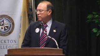 Murray Sabrin debates at Stockton College  Part 1 [upl. by Craw660]