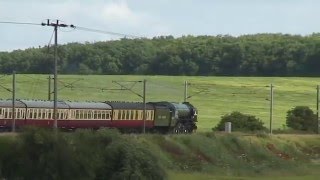 Steam charter trains through Retford [upl. by Stinson998]