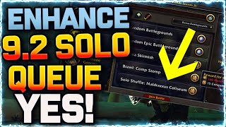 🔥SOLO QUEUE TESTING Enhance Shaman  Shadowlands PvP Arena [upl. by Mell264]