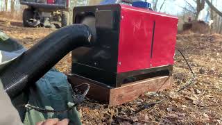 Diesel heater Info and review  Heating a tent in Winter [upl. by Meta]