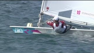 Tom Slingsby AUS Wins Mens Laser Sailing Gold  London 2012 Olympics [upl. by Siver574]