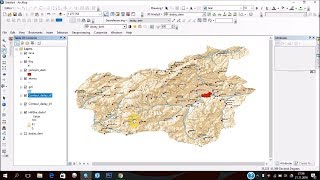 Topografya Haritası Nasıl Yapılır  ArcMap 105 [upl. by Skillern]