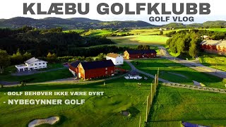 NYBEGYNNER GOLF  GOLF BEHØVER IKKE VÆRE DYRT  KLÆBU GK COURSE VLOG [upl. by Nospmoht]