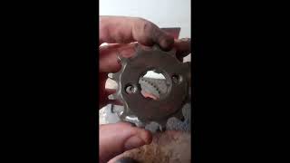 Quick Sprocket Change Sinnis Terrain T125 WC [upl. by Witha]