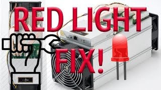 antminer s9 red light fault switch how to reset reboot Antminer s9 dead Antminer A3 red light [upl. by Pomeroy]