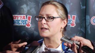 2012 Scotties Tournament of Hearts Draw 4 Media Scrum [upl. by Jewell]