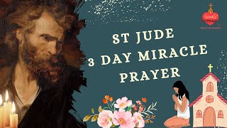 quotSt Jude 3 Day Miracle Prayerquot A lifechanging miracle prayer in just 3 days [upl. by Yamauchi]