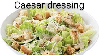 Quick easy and delicious Caesar dressing [upl. by Enrobyalc]