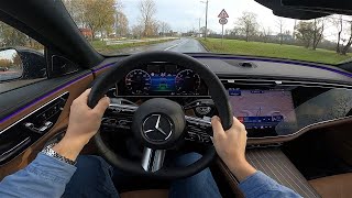 2024 MercedesBenz E 220 d 20 197  23 HP POV Test drive CARiNIK [upl. by Ansilma]