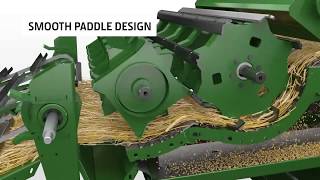 Farol Ltd  John Deere W330W440 Threshing System [upl. by Huberty]