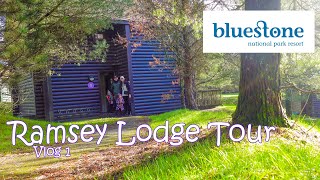 BLUESTONE VLOG 1  Ramsey Lodge Tour Serendome Light Walk [upl. by Anihsit722]