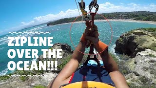 Amber Cove Zipline Excursion OVER THE OCEAN  Carnival Cruise TOUR  Dominican Republic VLOG [upl. by Narod]