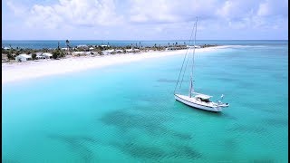 ep25  Sailing Barbuda  HallbergRassy 54 Cloudy Bay  May 2018 [upl. by Annaeiluj]