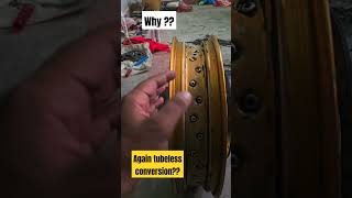 Must watch before tubeless conversion 😢😢 [upl. by Refotsirhc727]