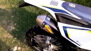 Husqvarna FE 350 2016 FMF Exhaust [upl. by Htessil]