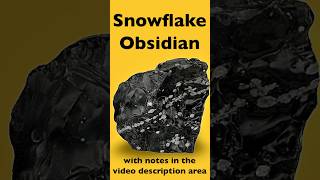 Igneous Snowflake Obsidian IDd [upl. by Ssegrub]