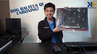 ROG Balteus RGB Mousepad with Wireless Charging UNBOXING [upl. by Creighton]