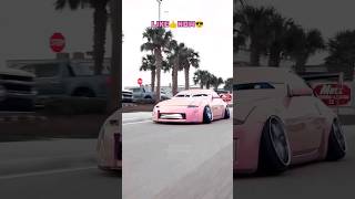 Nissan 350z men jdm pink stanced 😀 👍 350z creator otomotif jdm reaction cars [upl. by Rafaj]